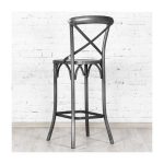 венский  барный металлический стул Twisted Iron  — изображение 3