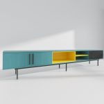 Тумба ТВ Bdesign Tube из натуральных материалов