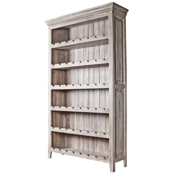 Шкаф для вина Еcolife Еurope, выбеленный массив дуба — изображение 2