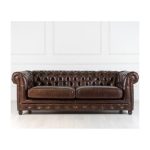 кожаный диван Chesterfield