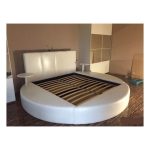 Кровать  Letto Rotondo GM 05 с обивкой из экокожи или велюра 180х200 см
