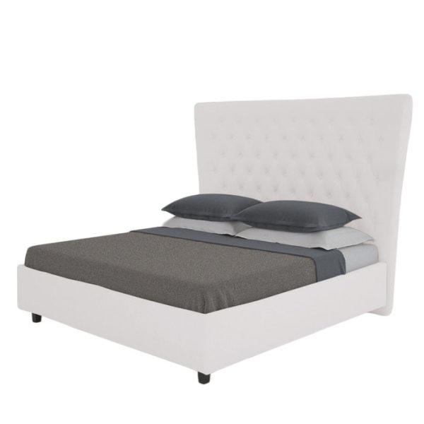 Кровать QuickSand 160х200 Велюр Молочный — изображение 3