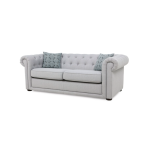 Диван двухместный светло-серый