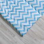 Стеганый игровой коврик Blue Zigzag 110х110 — изображение 2