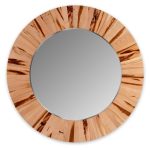 Зеркало настенное абрикос