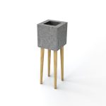 Кашпо fineobject Mass серого цвета — изображение 2