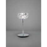 НАСТОЛЬНАЯ ЛАМПА MANTRA из металла и стекла