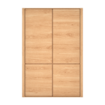 Шкаф с четырьмя дверьми натуральный дуб 