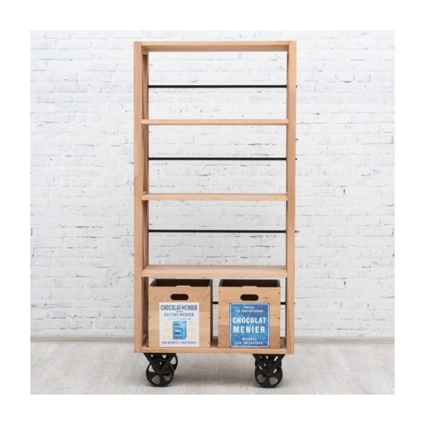  шкаф на колесах в индустриальном стиле MENIER — изображение 2