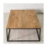 Журнальный столик Liverpool из массива дуба и металла  — изображение 4