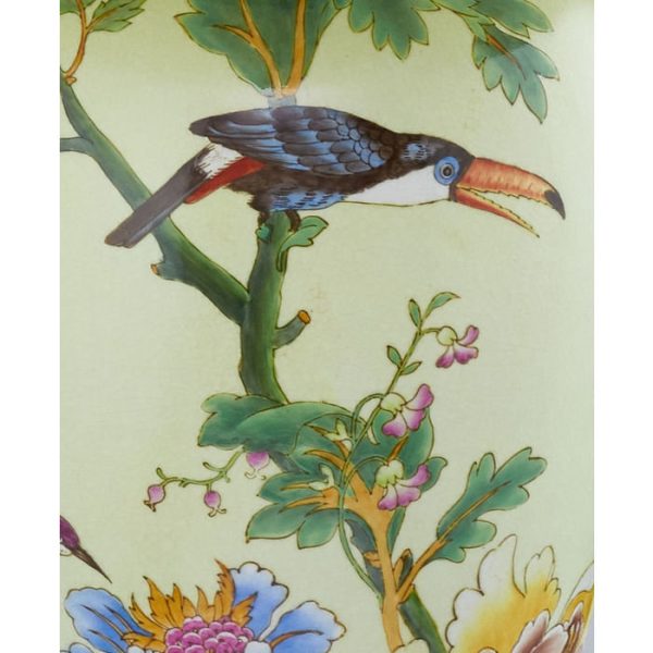 Настольная керамическая Лампа с белым абажуром — изображение 3