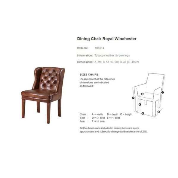 Стул  Royal Winchester   — изображение 5