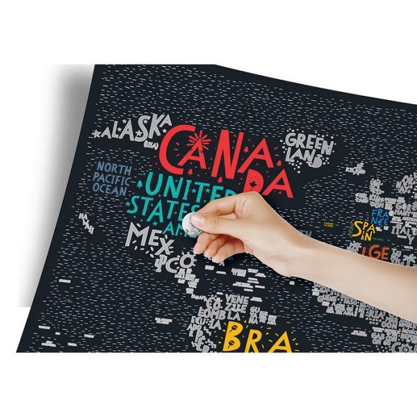 Карта travel map letters world — изображение 28