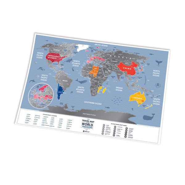 Карта travel map weekend world — изображение 7