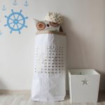 Деревянный ящик для игрушек, белый со звездочкой — изображение 5