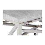 Стол журнальный Geometric на металлическом основании с деревянной столешницей  — изображение 5