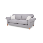 Диван двухместный серый