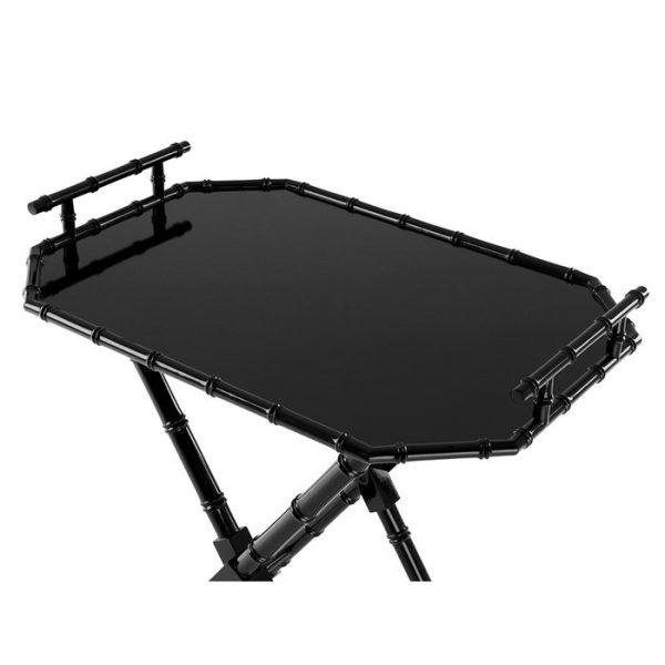 Сервировочный столик  Butler Tray Domingue из дерева черного цвета — изображение 3