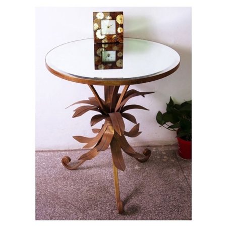 Кофейный столик Perugia из металла и зеркала