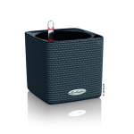 Кашпо LECHUZA Кьюб 14  Темно-серый с системой полива