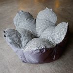 Кресло-мешок Цветок L Монохром — изображение 5