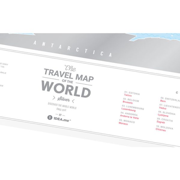 Карта travel map silver world — изображение 26