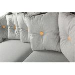 Трехместный диван POPPY  светло-серый  — изображение 7