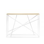 Консоль Wilson line white светлый дуб