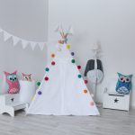 Гирлянда из флажков Simple White из 100% хлопка — изображение 9