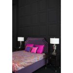 КРОВАТЬ с мягким изголовьем декорированным гвоздями 140х200 см — изображение 6