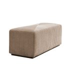 Банкетка Nefarious dark Микровелюр Пыльная Роза