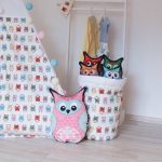 Тканевая корзина Funky Owl из 100% хлопка — изображение 3