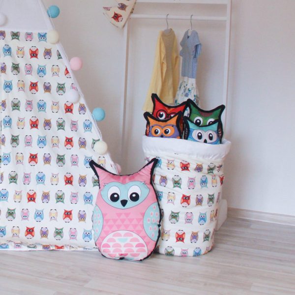 Тканевая корзина Funky Owl из 100% хлопка — изображение 3
