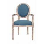 стул с мягкой обивкой Diella blue