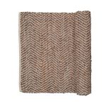 Ковёр Broste ZIGZAG из кожи и хлопка 200х140 см