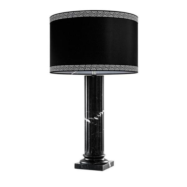 Настольная лампа  Laurel с черным абажуром — изображение 3