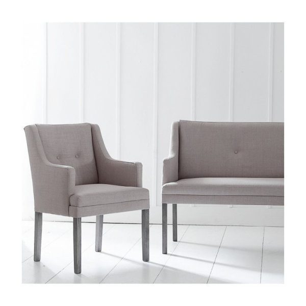 стул с мягкой обивкой Flexi Line светло-серый — изображение 2