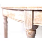 Обеденный раздвижной овальный стол Еcolife Еurope I-OT из выбеленного массива дуба — изображение 4