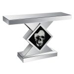 Зеркальная консоль Череп