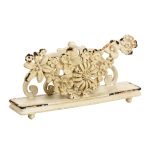 Подставка для визиток Pewter Flower Белая — изображение 2