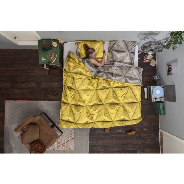 Комплект постельного белья Оригами 150х200 желтый — изображение 3