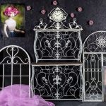 Консоль Королевская лилия версия М белый антик — изображение 5