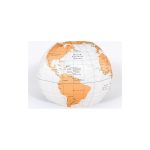 Пуф White Globe из ткани — изображение 2