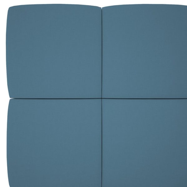 Кровать Wales с обивкой из велюра цвета Морской волны 200х200 см — изображение 10