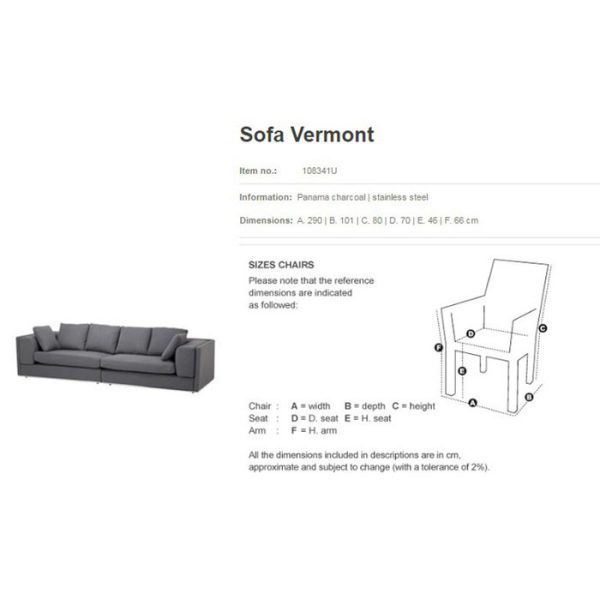 Диван  Sofa Vermonte с подушками  — изображение 2