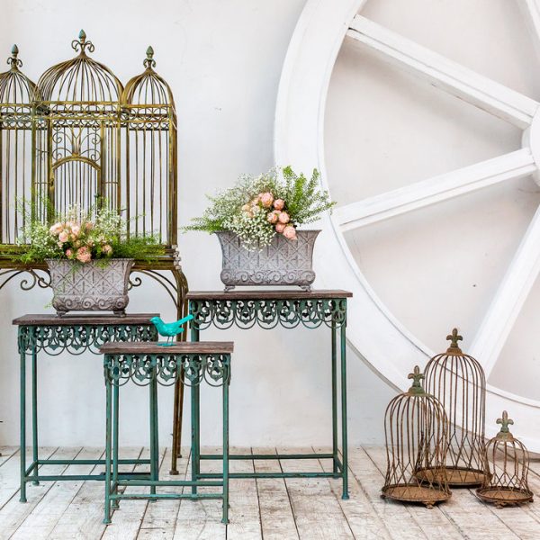 Металлическое кашпо «Королевская лилия»,версия М — изображение 5