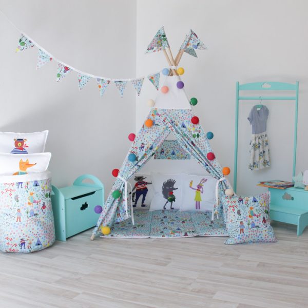 Тканевая корзина Forest Party из 100% хлопка — изображение 3