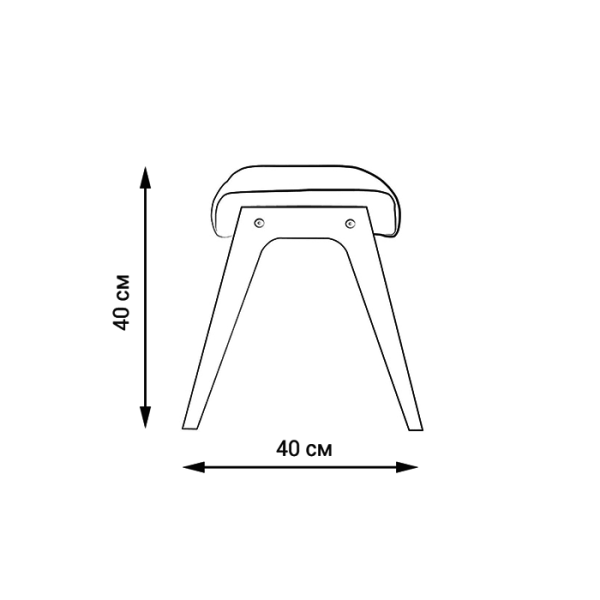 Банкетка Sputnik Callisto синяя — изображение 2