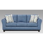 Диван Richard Голубой Велюр