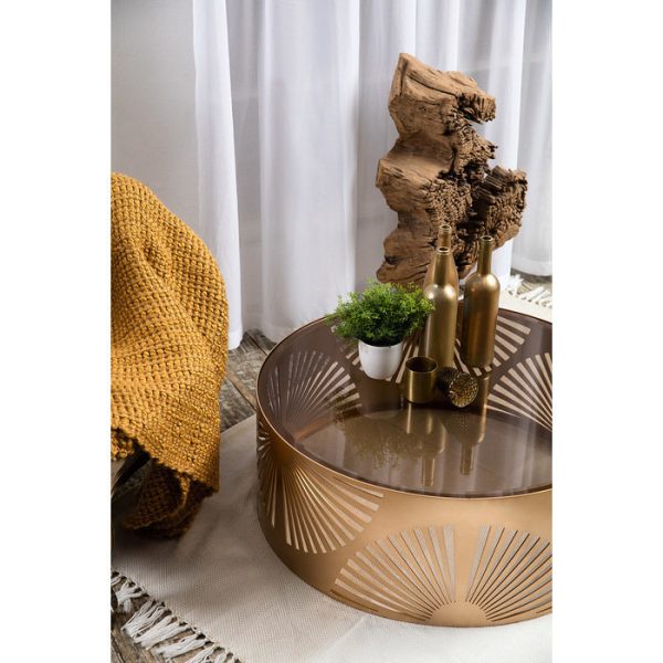 Журнальный столик ДЕКО из стали и закаленного стекла — изображение 2